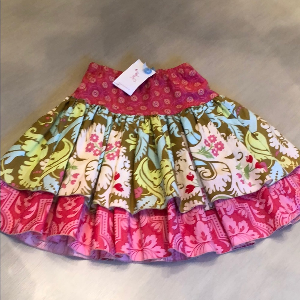 Darling girls ruffle tier skirt 6/7 years